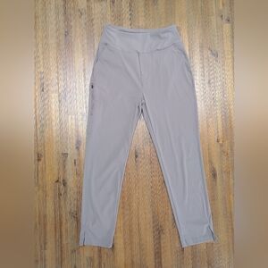 Taupe Athletic 4 Pocket Crop Pants